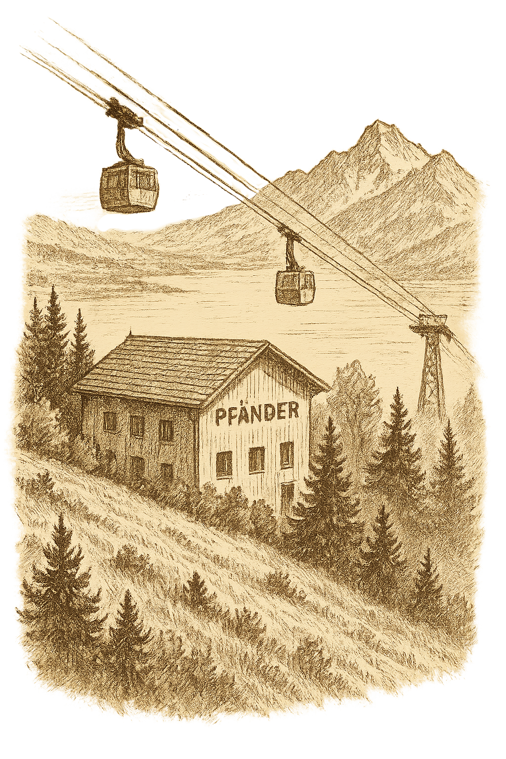 Kolejka linowa na Pfander